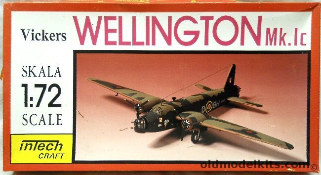 Intech 1/72 Vickers Wellington Mk.IC - Polish Air Force 301 Sq 1941 (ex Frog) plastic model kit